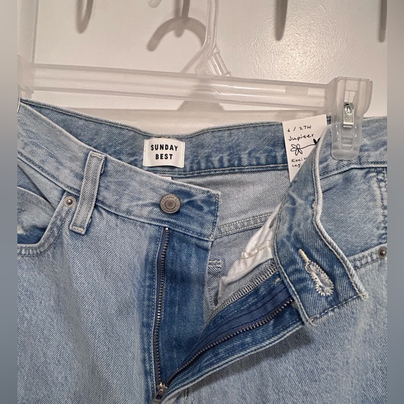 Aritzia Sunday best high rise jeans size 6 - Picture 4 of 6